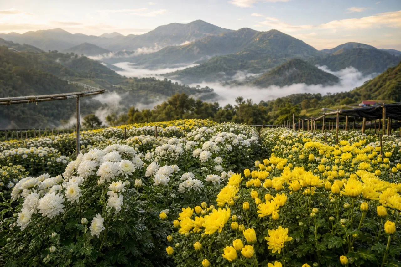 Kebun krisan KrisanToraja